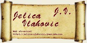 Jelica Vlahović vizit kartica
